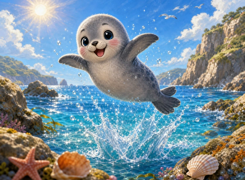 Cover art for the children's picture book "Slow Down, Seal!"