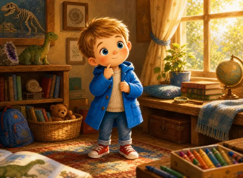 Cover art for "Leo's Museum Day"