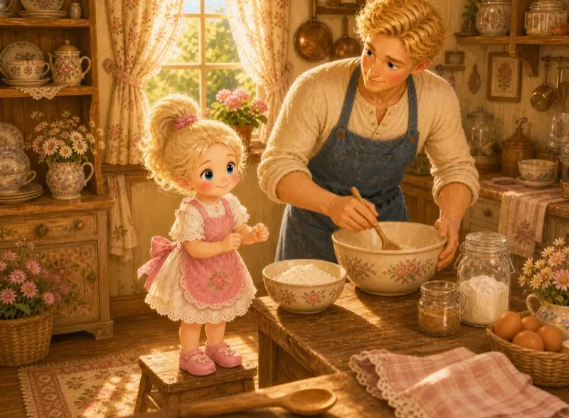 Cover art for the children's picture book "Maya Waits for the Cake"