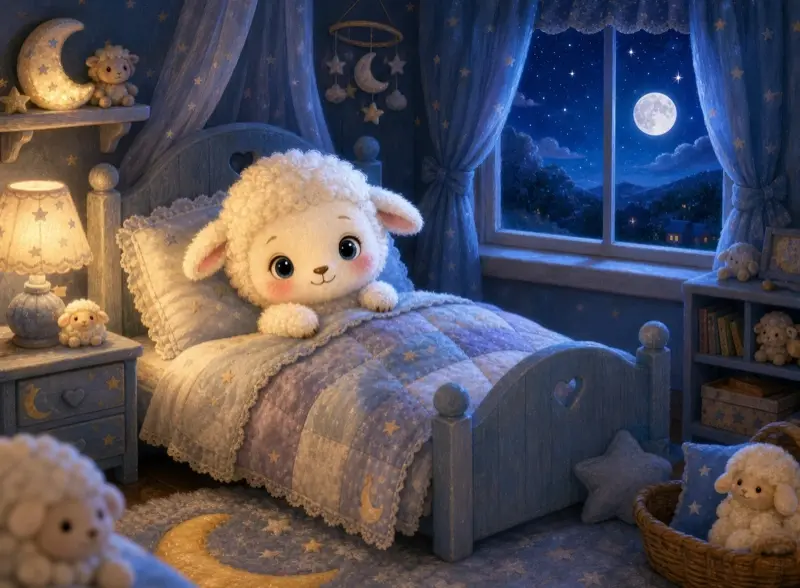 Cover art for the children's picture book "Counting Sheep"