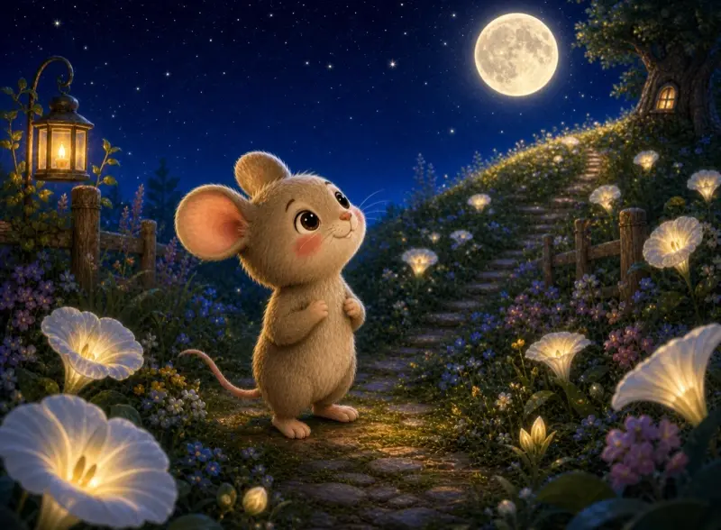 Cover art for the children's picture book "The Moon's Light"