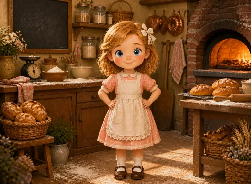 Cover art for the children's picture book "Midnight Bread"